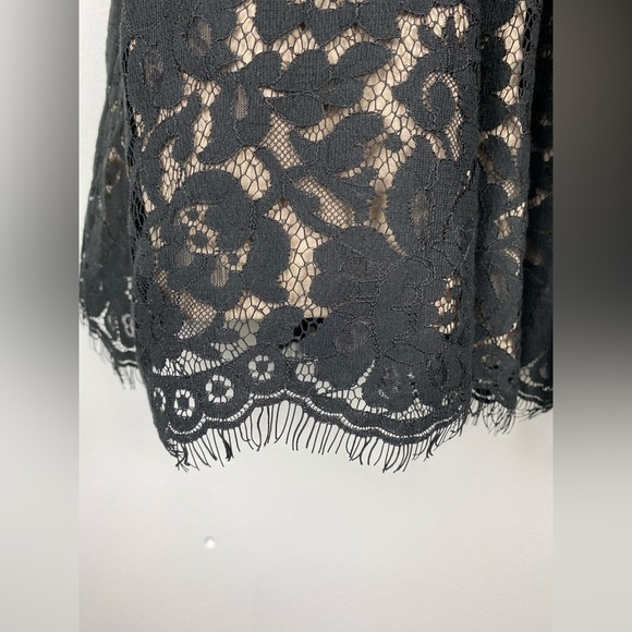 Neiman Marcus Target Robert Rodriguez Black Lace Strapless Cocktail Dress, Sz 8 - Picture 8 of 16